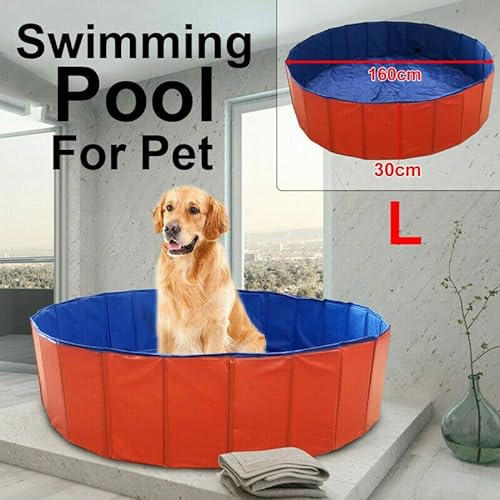 TooToo Portable Folding Pet Swimming Pool Dog Cat Bath Animal Washing Medium M/Large L (Large)