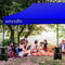 SereneLife Pop Up Canopy Tent 10x20 - Commercial Instant Shelter Foldable/Collapsible Sun Shade Canopy Pop Up Tent w/Waterproof Tent Top, Portable Carry Bag & Sand Bag SLGZ20BU (Navy Blue)
