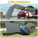 Yescom 4.6x6.6 Ft RV Awning Side Wall for Car Side Awning Rooftop Tent UV50+ SUV Truck Outdoor(Fit Yescom Carside Awning)