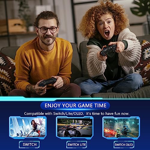 [2023 New Version] CuleedTec Wireless Switch Controller, Switch Pro Controller Remote Gamepad Compatible with Switch/Lite/OLED, with 6-Axis Gyro, Dual Motors, Wake-up and Turbo Function