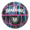 Spalding Basketball Marble Black Neon Rubber No. 7 Ball Basketball Basket