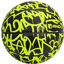 AND1 Fantom Graffiti Rubber Basketball Game Ready, 27.5 Inches, Youth Size 5, Made for Indoor and Outdoor, Sold Deflated (Pump NOT Included), Volt