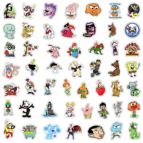 100 Pcs Cute Waterprof Vinyl Anime Stickers Sticker Packs for Kindle Water Bottle Laptop Hard Hat Skateboard Kids Teens Girls Boys Adults