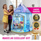 ImpiriLux Ice Castle Princess Play Tent | Unique Pop Up Fort for Imaginative Games & Gift | Foldable Playhouse with Storage Bag