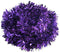 SHATCHI 1.8m/6Ft Purple Luxury Deluxe Chunky Christmas Tinsel Garland Xmas Tree Decorations