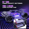 DEERC 200E Large Brushless High Speed RC Cars for Adults, Upgraded 1:10 RC Trucks W/Extra Shell LED Headlight, 60 KM/H, Remote Control Car, All Terrain Offroad Monster Truck for Boys, 2 Battery