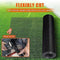 Zevemomo 24" x 50' 1/4inch Hardware Cloth Black Vinyl Coated Chicken Wire Fence Galvanized Welded Mesh Roll for Home Garden Rabbit Cage