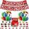 Roblox Birthday Party Supplies, Ro-blox Theme Party Decorations Set, Include Balloons, Happy Birthday Banner, Cake Topper, roblox Virtual World Party Decorations for Boys Birthday