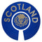 Acclaim Jumbo 6 cm 1 x Scotland Rampant Lion Yellow Red 1 x Scotland Thistle Blue Gold Lawn Bowls Identification Stickers Markers 2 Full Sets of 4 Self Adhesive