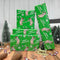 Dtiafu Funny Christmas Wrapping Paper Naughty Santa Gift Wrap Paper Bulk Folded Flat Inappropriate Green Art Paper for Women Men Adult Kids Holiday Birthday Baby Shower DIY Crafts Gift Wrapping, 20 x 28 Inch