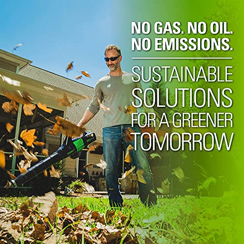 Greenworks 80V (145 MPH / 580 CFM / 75+ Compatible Tools) Cordless Brushless Axial Leaf Blower, Tool Only