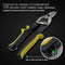 NUZAMAS 3 Piece Set Aviation Tin Snips Straight Left Right Angled Cut Thin Steel Sheet Metal Cutters