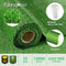 Artificial Grass Synthetic Turf 10SQM 1x10m Roll Lawn Fake Olive Faux Plastic Yarn Mat Flooring Carpet Decor 15mm 10 Pins