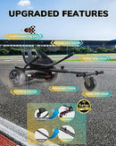 Gyroshoes Hoverboard Seat Attachment, Hover Board Accessory Go Kart Compatible with 6.5" 8" 10" Hoverboard, Hoverboard Go Kart for Kids and Adults with Adjustable Frame Length