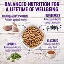 Wellness Complete Health Dry Dog Food with Grains, Natural Ingredients, Made in USA with Real Meat, All Breeds, for Adult Dogs (Chicken & Oatmeal, 30-Pound Bag)