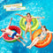 Jasonwell Inflatable Pool Floats Kids - 4 Pack Floaties Pool Tubes Swim Rings Fruit Water Floaty Watermelon Kiwi Orange Grape Inflatable Pool Toys Float for Swimming Pool Party Lake Beach Kids Adults