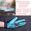 Zenify Pet Grooming Glove - For Cat, Kitten, Dog, Puppy, Rabbit, Horse - Dual Sided 2-in-1 Upgrade Version Machine Washable Enhanced Efficient Silicon Massage One-Size-Fits-All Gift Hair Deshedding Remover Mitt (Right Hand)