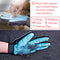 Zenify Pet Grooming Glove - For Cat, Kitten, Dog, Puppy, Rabbit, Horse - Dual Sided 2-in-1 Upgrade Version Machine Washable Enhanced Efficient Silicon Massage One-Size-Fits-All Gift Hair Deshedding Remover Mitt (Right Hand)