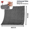 Zento Deals Car Roof Mat for Cargo Bag Mesh Rubber Mat for Car Roof Carrier Bag, Anti-Slip, Extra-Cushioning, Car Roof Padding, and Home Rubber Mat,Grip, Universal Usage,Car Roof Racks (1)