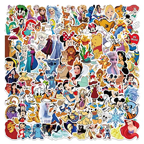 100 Pcs Stickers Cute Aesthetic Waterprof Vinyl Anime Sticker Packs for Kindle Water Bottle Laptop Kids Teens Girls Boys Adults