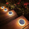 Lacasa Solar Deck Lights, 4 Pack 30LM Outdoor Solar Powered Step Lights, LED Dock Lights Warm White 2700K Light up All Night IP68 Waterproof Auto ON/Off for Garden Stairs Driveway Pathway Lighting