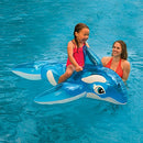 Intex Whale Ride-On Swimming Toy, Blue