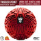 Muscle Max Massage Ball - Therapy Ball for Trigger Point Massage - Deep Tissue Massager for Myofascial Release - Mobility Ball for Exercise & Recovery (Fire Red)
