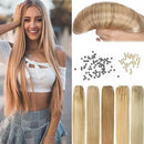 Hair Extension Micro Rings Beads 200 Silicone Lined MicroBeads 5mm x 3mm Links– Versatile Color Range for Natural Look