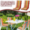Chitidr 6 Pack High Back Outdoor Chair Cushions Bulk, Waterproof Sponge Foam Outdoor Rocking Chair Cushions, Outdoor Chair Cushion Seat and Back Patio Chair Pad for Indoor and Outdoor (Boho)