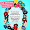 Conair Scunci by The Original Super Comfy Waffle Knit Scrunchie, Assorted Scrunchies 36 Count