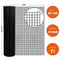 Zevemomo 24" x 50' 1/4inch Hardware Cloth Black Vinyl Coated Chicken Wire Fence Galvanized Welded Mesh Roll for Home Garden Rabbit Cage