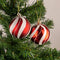 50mm/12Pcs Christmas Baubles Shatterproof Red White Candy Strips, Christmas Tree Decorations Ball Ornaments Balls Xmas Hanging Decorations Holiday Decor - Shiny,Matte,Glitter