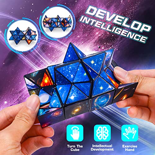 Boys Toys Age 7 8 9 10, Kids Educational Fidget Toy Gifts for 5-10 Year Old Boy Girls Birthday Presents Sensory Toys for Autism Infinity Cube Puzzles Games for Kid Girl Age 6-11 Teen Adult Fidget Cube