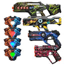 Laser Tag, Lazer Tag Sets with Gun and Vest Set of 4, Gift Ideals for Kids Age 8+ Year Old Cool Toys, Outdoor Game for Teenage Boys, Girls,Adults and Family