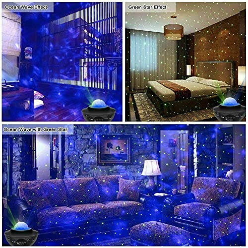 LED Galaxy Starry Night Light Projector Ocean Star Sky Party Kids Baby Room Lamp