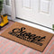 Smarcute Door Mat Outdoor Entry Door Mats Floor Mats Doormat Door Mat Indoor Natural Coir, 43CM x 74CM