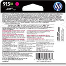 HP 915XL Genuine Original Magenta Ink Printer Cartridge works with HP OfficeJet 8010, HP OfficeJet Pro 8020, HP OfficeJet Pro 8030 All-in-One Printer series - (3YM20AA)