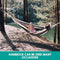 Portable Double Hammock with Stand Hanging Chair Outdoor Garden Beach Bed Travel Camping Gear Colourful