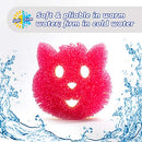 Scrub Daddy Dual-Sided Sponge and Scrubber - Scrub Mommy Cat Shape - Scratch Free, Odor Resistant, Multi-Surface, Soft in Warm Water, Firm in Cold, Dishwasher Safe - 1 ct - 3pk