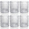 ZOOFOX Set of 6 Romantic Water Glasses, 12 oz Hobnail Glasses Tumbler, Clear Embossed Vintage Glassware Set for Beer, Cocktail, Soda, Beverages