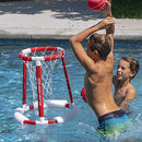 GoSports Splash Hoop 360 Floating Pool Basketball Game, Includes Water Basketball Hoop, 2 Balls and Pump