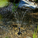 1.5W 2W Solar Powered Water Fountain Pump Bird Bath Pond Pool Garden (1.5W 200L/H)