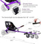 KKA Hoverboard seat Attachment for 6.5”-10” Hoverboard, go Kart Conversion kit, Accessory for self Balancing Scooter, Transform Your Hoverboard into a go cart (Purple)