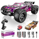 DEERC 200E Large Brushless High Speed RC Cars for Adults, Upgraded 1:10 RC Trucks W/Extra Shell LED Headlight, 60 KM/H, Remote Control Car, All Terrain Offroad Monster Truck for Boys, 2 Battery