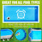 Baopilong (2023 Upgrade) Cordless Pool Vacuum for Above Ground Pool, Automatic Robotic Cleaner Dual-Drive Motors Self-Parking In Flat Pools Up to 1000 Sq.Ft (Lasts 120 Mins) White (PZ0-18)