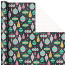Hallmark Christmas Wrapping Paper for Kids with Cut Lines on Reverse (3 Rolls: 120 Sq. Ft. Ttl.) Multicultural Santa Claus"Merry Christmas" in Red, Green and Yellow Tri-Pack Red, Green, Yellow, Black, White 0005JXW1207
