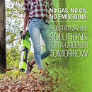 Greenworks 48V (2 x 24V) Brushless Cordless Axial Blower (140 MPH / 585 CFM), (2) 4.0Ah USB Batteries (USB Hub) and Dual Port Rapid Charger Included)