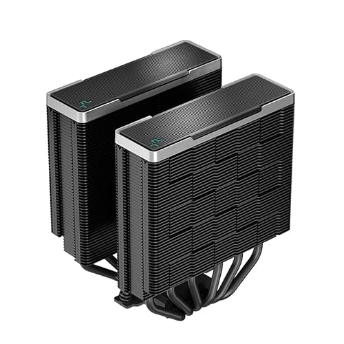 DeepCool AK620 Zero Dark High Performance CPU Cooler Dual-Tower Design, 2x120mm Fluid Dynamic Bearing Fans, 6 Copper Heat Pipes Intel LGA1700/AMD AM5