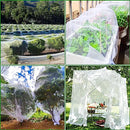 Garden Netting- 8x24Ft Greenhouse Plastic Covering-with Grids Plant Covers-Protection for Fruit Trees Vegetables Flowers Durable Garden Mesh Netting for Patio Plants Outdoor Garden Mesh Covers