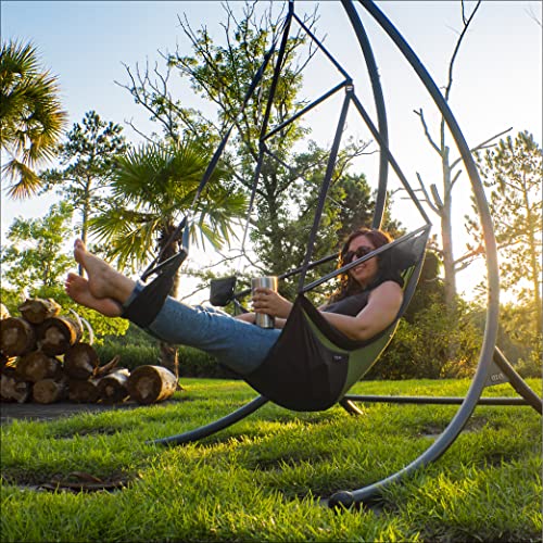 ENO Lounger Chair, Lime/Charcoal
